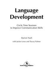 Cover of Language development by Marion Nash