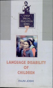 Front cover of Language disability of children by Rajni Joshi