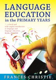 Cover of Language education in the primary years by Frances Christie