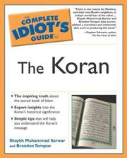 Front cover of The complete idiot's guide to the Koran by Sarwar, Muhammad Shaikh.