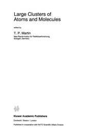 Front cover of Large Clusters of Atoms and Molecules by T. P. Martin