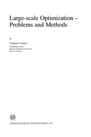 Cover of Large-scale Optimization - Problems and Methods by Vladimir Tsurkov