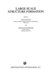 Cover of Large Scale Structure Formation by Reza Mansouri