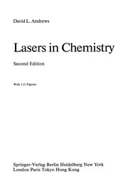 Cover of Lasers in Chemistry by Andrews, David L.