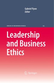 Cover of Leadership and Business Ethics by Mollie Painter-Morland