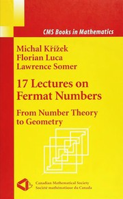 Cover of 17 lectures on Fermat numbers by M Křížek