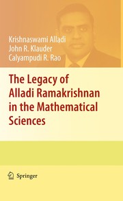 Cover of The legacy of Alladi Ramakrishnan in the mathematical sciences by Krishnaswami Alladi