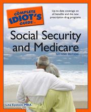 Cover of Complete Idiot's Guide to Social Security and Medicare, 2ndEdition by MBA, Lita Epstein