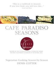 Cover of The Cafe Paradiso cookbook by Denis Cotter