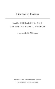 Front cover of License to harass by Laura Beth Nielsen