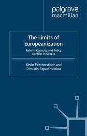 Front cover of The limits of Europeanization by Kevin Featherstone