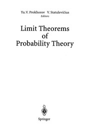 Front cover of Limit Theorems of Probability Theory by Yu. V. Prokhorov