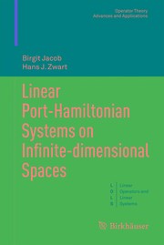 Cover of Linear Port-Hamiltonian Systems on Infinite-dimensional Spaces by Birgit Jacob