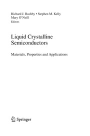 Front cover of Liquid Crystalline Semiconductors by Richard J. Bushby
