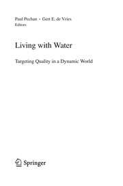Front cover of Living with Water by Paul Pechan