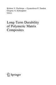 Front cover of Long-Term Durability of Polymeric Matrix Composites by Kishore V. Pochiraju