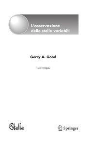 Front cover of L’osservazione delle stelle variabili by Gerry A. Good