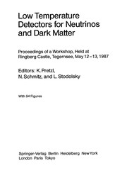 Front cover of Low Temperature Detectors for Neutrinos and Dark Matter by Klaus Pretzl