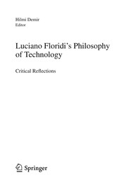 Front cover of Luciano Floridi’s Philosophy of Technology by Hilmi Demir