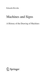 Front cover of Machines and Signs by Edoardo Rovida