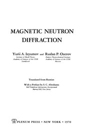 Front cover of Magnetic Neutron Diffraction by Yurii A. Izyumov