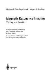 Cover of Magnetic Resonance Imaging by Marinus T. Vlaardingerbroek