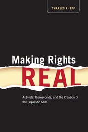 Cover of Making rights real by Charles R. Epp