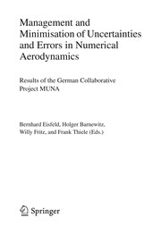 Front cover of Management and Minimisation of Uncertainties and Errors in Numerical Aerodynamics by Bernhard Eisfeld
