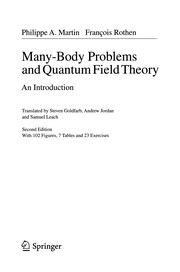 Front cover of Many-Body Problems and Quantum Field Theory by Philippe A. Martin