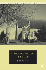 Front cover of Margaret Paston's piety by Joel Thomas Rosenthal