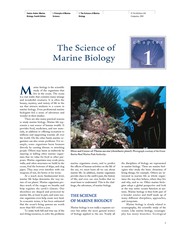 Front cover of Marine biology by Peter Castro