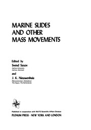 Front cover of Marine Slides and Other Mass Movements by Svend Saxov