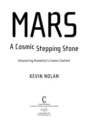 Cover of Mars, a cosmic stepping stone by Kevin Nolan
