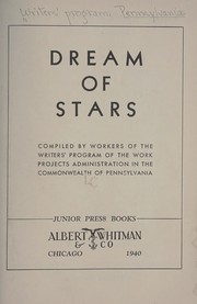 Front cover of Dream of stars by Writers' Program of the Work Projects Administration in the Commonwealth of Pennsylvania.