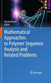 Front cover of Mathematical approaches to polymer sequence analysis and related problems by Renato Bruni