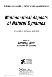 Front cover of Mathematical aspects of natural dynamos by Emmanuel Dormy