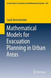 Front cover of Mathematical Models for Evacuation Planning in Urban Areas by Sarah Bretschneider