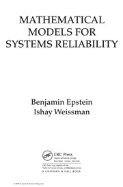 Cover of Mathematical models for systems reliability by Benjamin Epstein