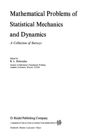 Cover of Mathematical Problems of Statistical Mechanics and Dyanamics by R. L. Dobrushin