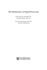 Front cover of The mathematics of signal processing by Steven B. Damelin