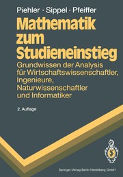 Front cover of Mathematik zum Studieneinstieg by Gabriele Piehler