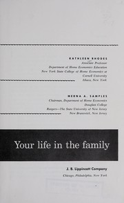 Front cover of Your life in the family by Kathleen Rhodes