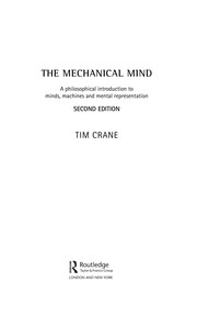 Cover of The mechanical mind by Tim Crane