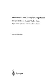 Front cover of Mechanics: From Theory to Computation by Journal of Nonlinear Science