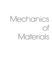 Front cover of Mechanics of materials by Paul Seth Steif