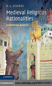 Cover of Medieval religious rationalities by D. L. D'Avray