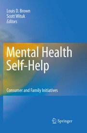 Front cover of Mental health self-help by Louis D. Brown