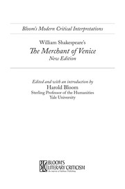 Front cover of William Shakespeare's The merchant of Venice by Harold Bloom