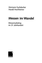 Front cover of Messen im Wandel by Hermann Fuchslocher