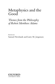 Cover of Metaphysics and the good by Samuel Newlands